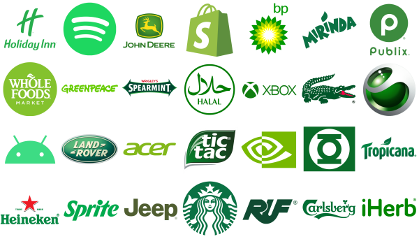 Most-Famous-Logos-in-Green